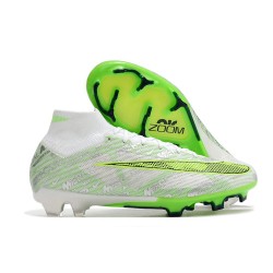 Nike Mercurial Superfly 9 Elite FG Blanc Vert