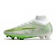 Nike Mercurial Superfly 9 Elite FG Blanc Vert