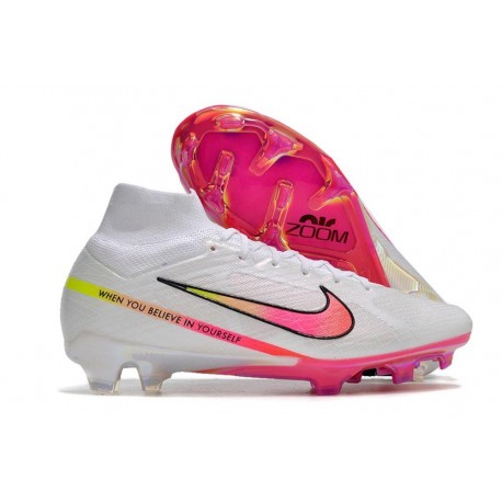 Nike Mercurial Superfly 9 Elite FG Blanc Rose