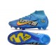 Nike Mercurial Superfly 9 Elite FG X Mbappe Bleu Baltique Blanc