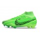 Nike Mercurial Superfly 9 Elite FG Neuf MDS 008 - Vert Noir Vert