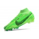 Nike Mercurial Superfly 9 Elite FG Neuf MDS 008 - Vert Noir Vert