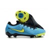 Nike Phantom GX II Elite FG Crampon Bleu Jaune