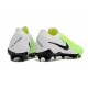 Nike Phantom GX II Elite FG Crampon Vert Blanc Noir