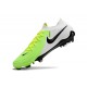 Nike Phantom GX II Elite FG Crampon Vert Blanc Noir