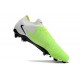 Nike Phantom GX II Elite FG Crampon Vert Blanc Noir