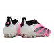 adidas Predator Elite Laceless FG Blanc Rose Noir