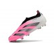 adidas Predator Elite Laceless FG Blanc Rose Noir