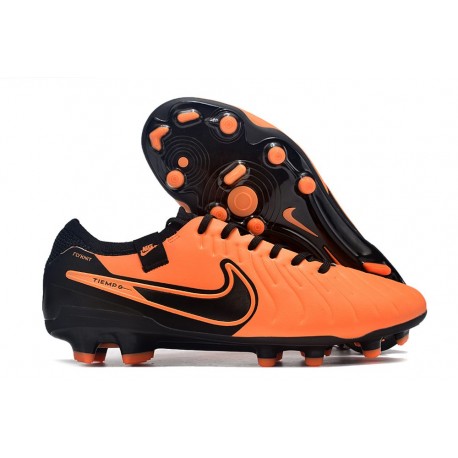Nike Tiempo Legend X Elite FG Orange Noir