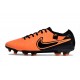 Nike Tiempo Legend X Elite FG Orange Noir