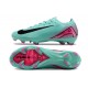 Chaussure Nike Mercurial Vapor XVI Elite FG Cyan Noir Rose