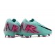 Chaussure Nike Mercurial Vapor XVI Elite FG Cyan Noir Rose