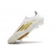 Crampons adidas F50+ Laceless FG Day Spark - Blanc Doré Blanc