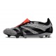 adidas Predator EliteTongue FG Noir Gris Rouge