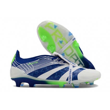 adidas Predator EliteTongue FG Blanc Bleu Vert