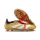 adidas Predator EliteTongue FG Or Blanc Rouge