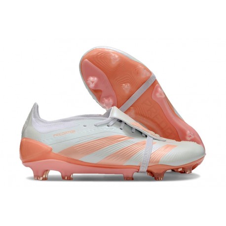 adidas Predator EliteTongue FG Bleu Très Pâle Rose Lucide Jaune Semi Solaire