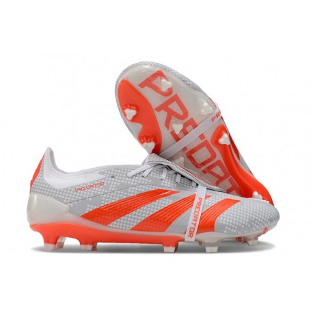 adidas Predator EliteTongue FG Gris Rouge