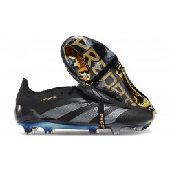 adidas Predator EliteTongue FG Noir Carbone Or Métallique