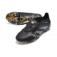 adidas Predator EliteTongue FG Noir Carbone Or Métallique
