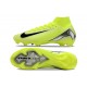Nike Air Zoom Mercurial Superfly 10 Elite FG Volt Argent Noir