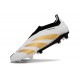 adidas Predator Elite Laceless FG Blanc Or