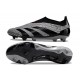 adidas Predator Elite Laceless FG Gris Noir