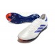 adidas Performance Copa Pure 2 Elite FG Cuir Blanc Ftwr Bleu Lucide Rouge Solaire