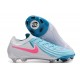Chaussures de football Nike Phantom GX 2 Elite FG Bleu Blanc Rose