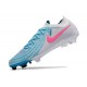 Chaussures de football Nike Phantom GX 2 Elite FG Bleu Blanc Rose