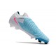 Chaussures de football Nike Phantom GX 2 Elite FG Bleu Blanc Rose