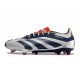 Chaussure adidas Predator Elite FG Argent Bleu