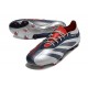 Chaussure adidas Predator Elite FG Argent Bleu