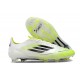 adidas F50 Elite FG Neuf Crampons Blanc Noir Jaune