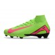 Crampon Nike Mercurial Superfly X Elite FG Vert Rose
