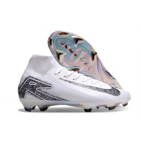Crampon Nike Mercurial Superfly X Elite FG Blanc Noir