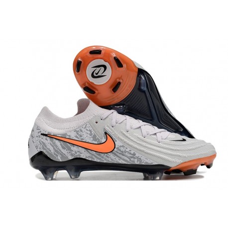 Chaussures de football Nike Phantom GX 2 Elite FG Gris Orange