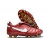 Crampons Foot Nike Tiempo Legend 10 Elite FG Rouge Blanc