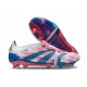 Adidas Predator Elite Foldover Tongue FG Blanc Ftwr Bleu Solaire Rose Solaire