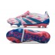 Adidas Predator Elite Foldover Tongue FG Blanc Ftwr Bleu Solaire Rose Solaire