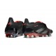 Adidas Predator Elite Foldover Tongue FG Noir Gris Quatre Rouge Lucide