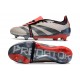 Adidas Predator Elite Foldover Tongue FG Platin Métallique Noir Aurore Carbone