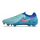 Nike Phantom GX II Elite FG Crampon Bleu Rose