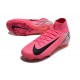 Nike Air Zoom Mercurial Superfly 10 Elite FG Rose Blanc Noir