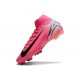 Nike Air Zoom Mercurial Superfly 10 Elite FG Rose Blanc Noir