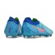 Nike Phantom GX II Elite FG Crampon Bleu Rose