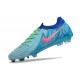 Nike Phantom GX II Elite FG Crampon Bleu Rose
