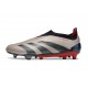 adidas Predator Elite Laceless FG Platin Métallique Noir Aurore Carbone