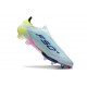 Crampons adidas F50+ Laceless FG Bleu Très Pâle Semi Bleu Lucide Jaune Semi Solaire