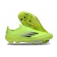 Crampons adidas F50+ Laceless FG Jaune Solaire Noir